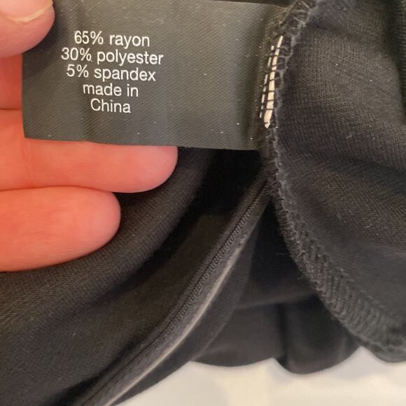 Lane Bryant Short Sleeve Blk Off Shoulder Peplum Pleat Top Stretch NWT Sz 18/20 - Picture 14 of 14